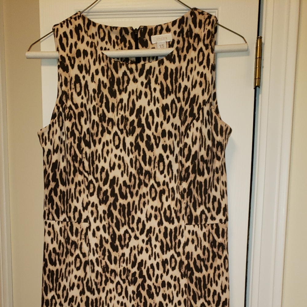 Animal print dress